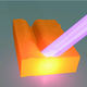 Illustration for article titled New form of rubber can be repaired with light